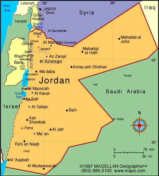 Az Zarqa map